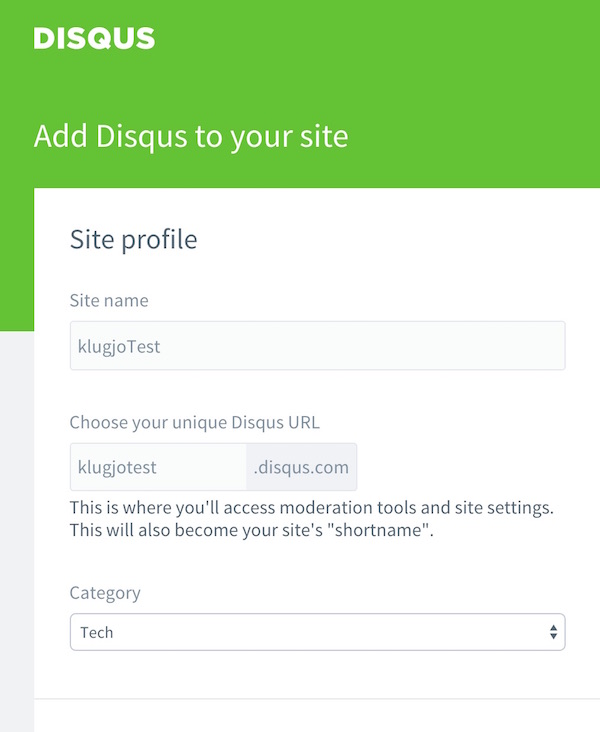 Disqus Unique Identifier