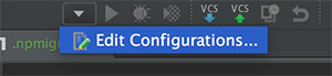 Run/Debug Configurations Dialog